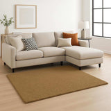 8' X 11' Rich Gold Shag Tufted Handmade Stain Resistant Area Rug - Homeroots - Flyclothing LLC