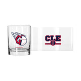 Cleveland Guardians 14oz Letterman Rocks Glass - Logo Brands - Flyclothing LLC