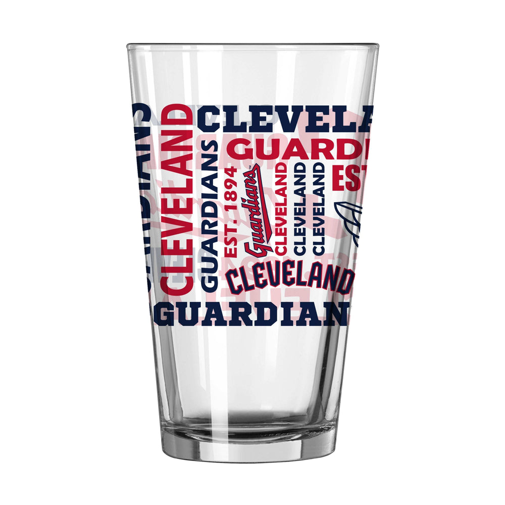 Cleveland Guardians 16oz Spirit Pint Glass - Logo Brands - Flyclothing LLC