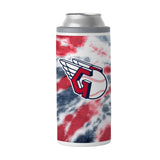 Cleveland Guardians 12oz Tie Dye Slim Can Coolie - Logo Brands - Flyclothing LLC
