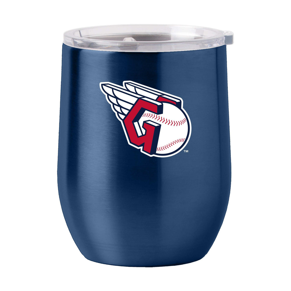 Cleveland Guardians 16oz Gameday Stainless Curved Beverage - Logo Brands - Flyclothing LLC