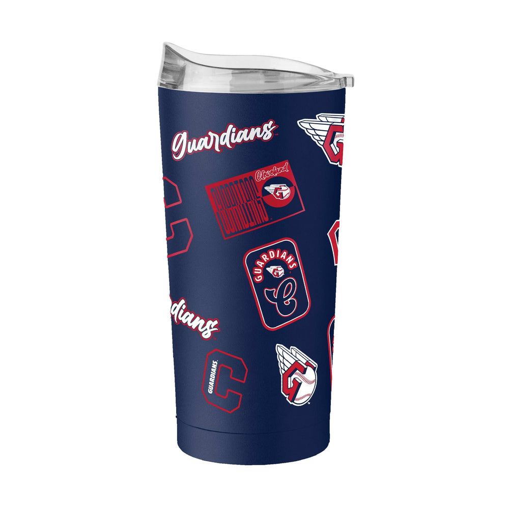 Cleveland Guardians 20oz Dreamweave Powder Coat Tumbler - Logo Brands - Flyclothing LLC