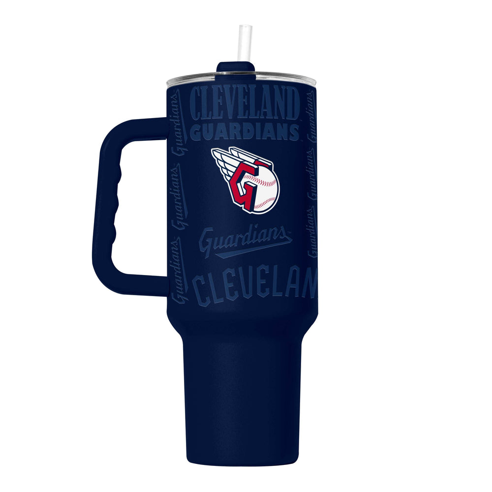 Cleveland Guardians 40oz Replay Powder Coat Tumbler - Logo Brands - Flyclothing LLC