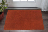 3' X 5' Rust Red Shag Tufted Handmade Stain Resistant Area Rug - Homeroots - Flyclothing LLC