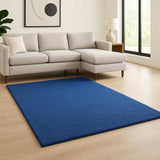 6' X 9' Deep Blue Shag Tufted Handmade Stain Resistant Area Rug - Homeroots - Flyclothing LLC