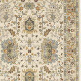 6' X 9' Brown And Ivory Oriental Power Loom Area Rug With Fringe - Homeroots - Flyclothing LLC