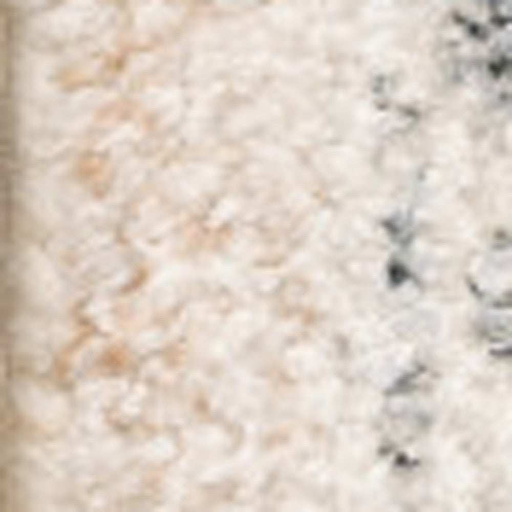 10' X 13' Beige And Grey Oriental Hand Loomed Stain Resistant Area Rug With Fringe - Homeroots - Flyclothing LLC