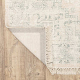 10' X 13' Beige And Grey Oriental Hand Loomed Stain Resistant Area Rug With Fringe - Homeroots - Flyclothing LLC