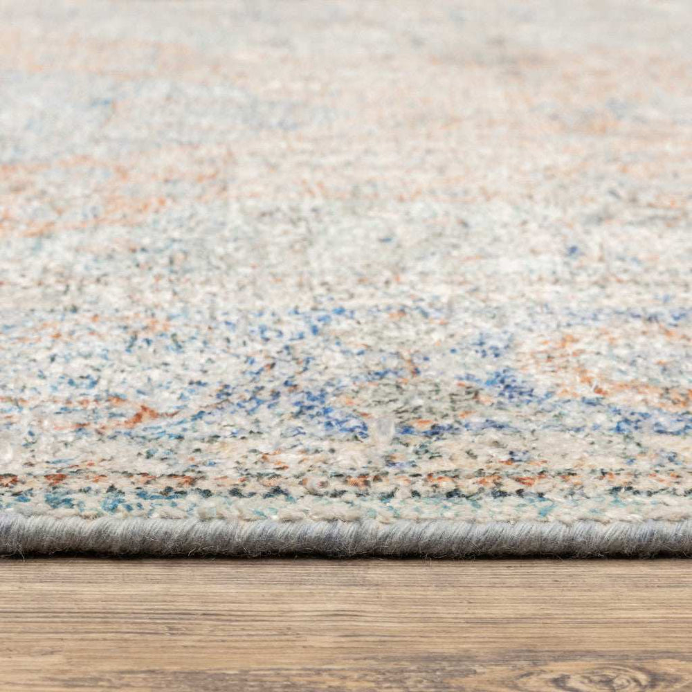 2' X 8' Blue And Red Oriental Hand Loomed Stain Resistant Runner Rug With Fringe - Homeroots - Flyclothing LLC