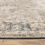 2' X 8' Beige And Grey Oriental Hand Loomed Stain Resistant Runner Rug With Fringe - Homeroots - Flyclothing LLC