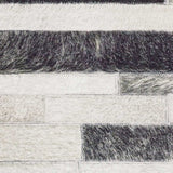 8' X 10' Grey Charcoal And Beige Geometric Power Loom Stain Resistant Area Rug - Homeroots - Flyclothing LLC