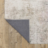 2' X 8' Beige Blue Grey Green Brown And Purple Abstract Power Loom Stain Resistant Runner Rug - Homeroots - Flyclothing LLC