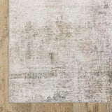 2' X 8' Beige Blue Grey Green Brown And Purple Abstract Power Loom Stain Resistant Runner Rug - Homeroots - Flyclothing LLC