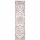 2' X 8' Beige Gold And Grey Oriental Power Loom Stain Resistant Runner Rug - Homeroots - Flyclothing LLC