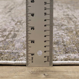 2' X 8' Beige Grey Ivory Tan And Brown Abstract Power Loom Stain Resistant Runner Rug - Homeroots - Flyclothing LLC