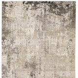 10' X 13' Beige Grey Ivory Tan And Brown Abstract Power Loom Stain Resistant Area Rug - Homeroots - Flyclothing LLC