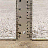 2' X 8' Beige Ivory Tan Grey And Brown Abstract Power Loom Stain Resistant Runner Rug - Homeroots - Flyclothing LLC