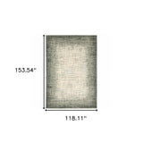 10' X 13' Grey Beige And Blue Power Loom Stain Resistant Area Rug - Homeroots - Flyclothing LLC