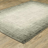 10' X 13' Grey Beige And Blue Power Loom Stain Resistant Area Rug - Homeroots - Flyclothing LLC