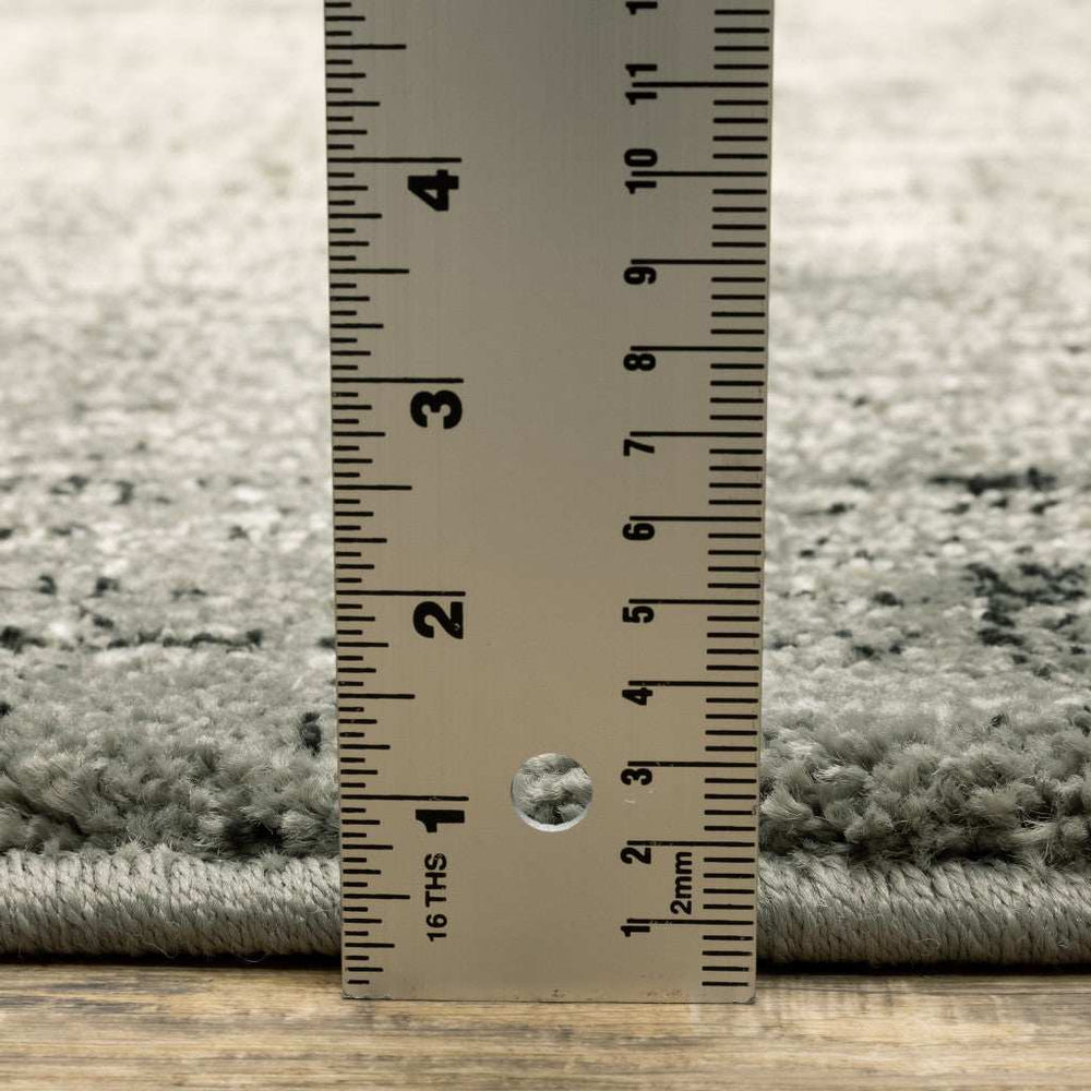 10' X 13' Grey Beige And Blue Power Loom Stain Resistant Area Rug - Homeroots - Flyclothing LLC