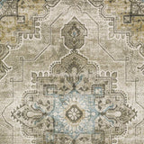 10' X 13' Grey Blue Beige And Gold Oriental Power Loom Stain Resistant Area Rug - Homeroots - Flyclothing LLC