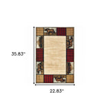 2' X 3' Ivory Southwestern Power Loom Stain Resistant Area Rug - Homeroots - Flyclothing LLC