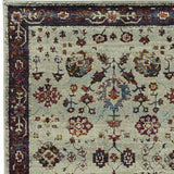 8' X 11' Red and Ivory Oriental Power Loom Area Rug - Homeroots - Flyclothing LLC