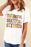 Letter Graphic Round Neck Short Sleeve T-Shirt - Trendsi - Flyclothing LLC