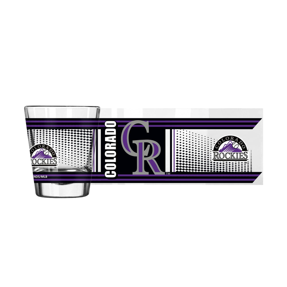 Colorado Rockies 2oz Hero Shot Glass - Logo Brands - Flyclothing LLC