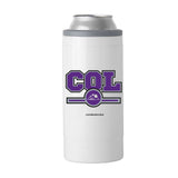 Colorado Rockies Letterman 12 oz Slim Can Coolie - Logo Brands - Flyclothing LLC