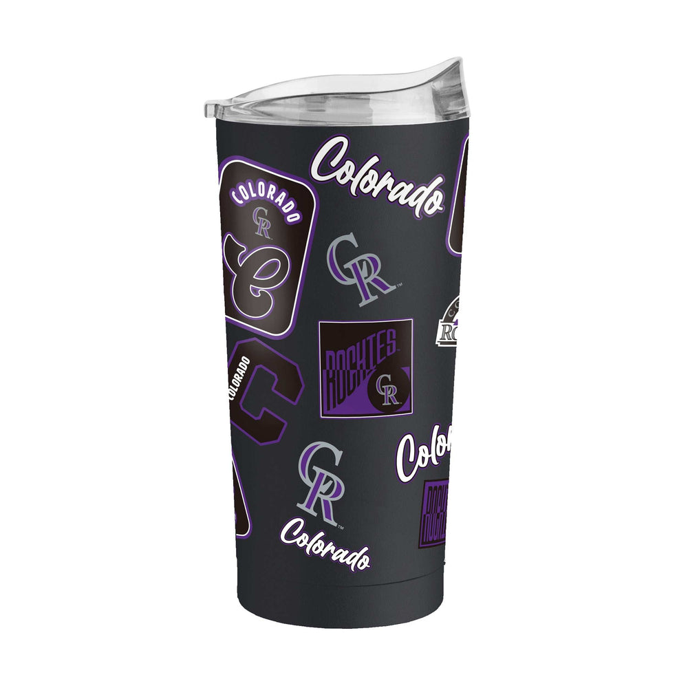 Colorado Rockies 20oz Dream Weave Powder Coat Tumbler - Logo Brands - Flyclothing LLC
