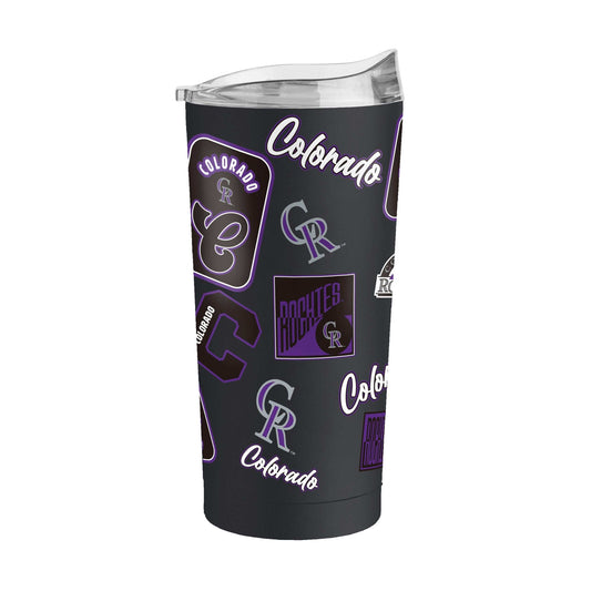 Colorado Rockies 20oz Dream Weave Powder Coat Tumbler - Logo Brands - Flyclothing LLC