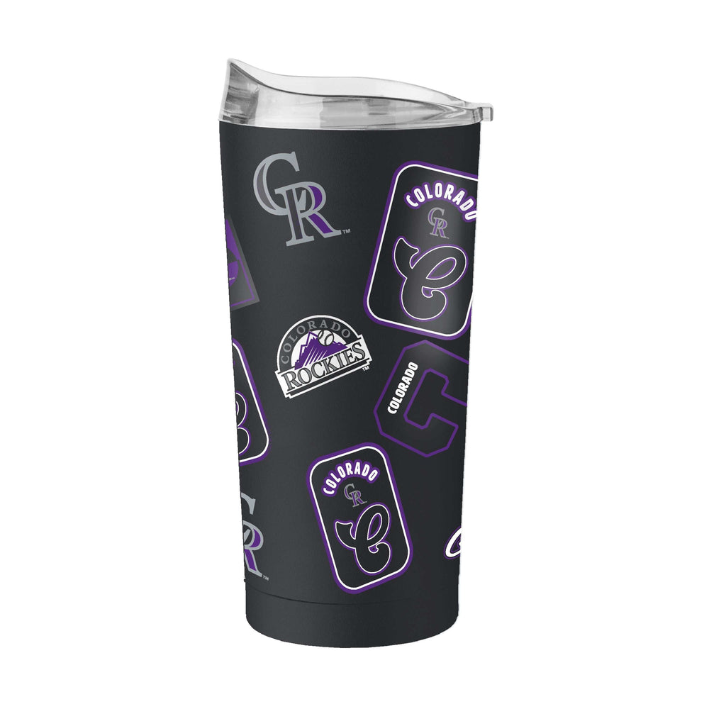 Colorado Rockies 20oz Dream Weave Powder Coat Tumbler - Logo Brands - Flyclothing LLC