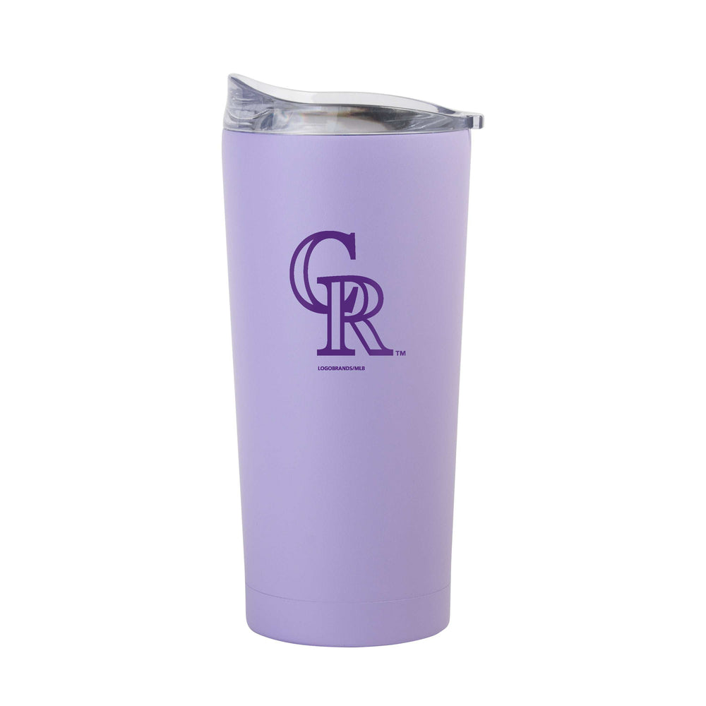 Colorado Rockies 20oz Flipside Powder Coat Tumbler - Logo Brands - Flyclothing LLC