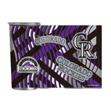 Colorado Rockies 20oz Flex Plastic Wall Stainless - Logo Brands - Flyclothing LLC
