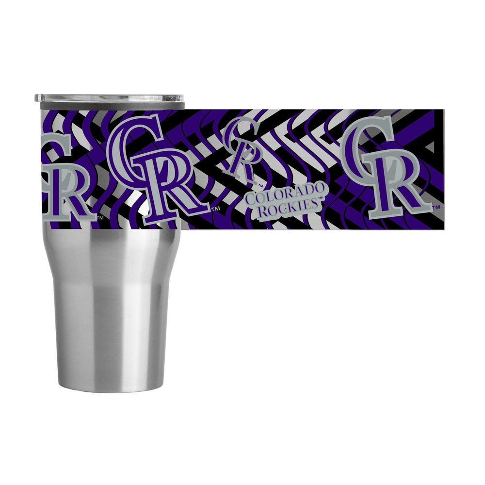 Colorado Rockies Flex 30oz Plastic Wall Stainless - Logo Brands - Flyclothing LLC