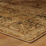 10' X 13' Brown Oriental Power Loom Area Rug - Homeroots - Flyclothing LLC