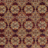 3' X 5' Red and Gold Oriental Power Loom Area Rug - Homeroots - Flyclothing LLC