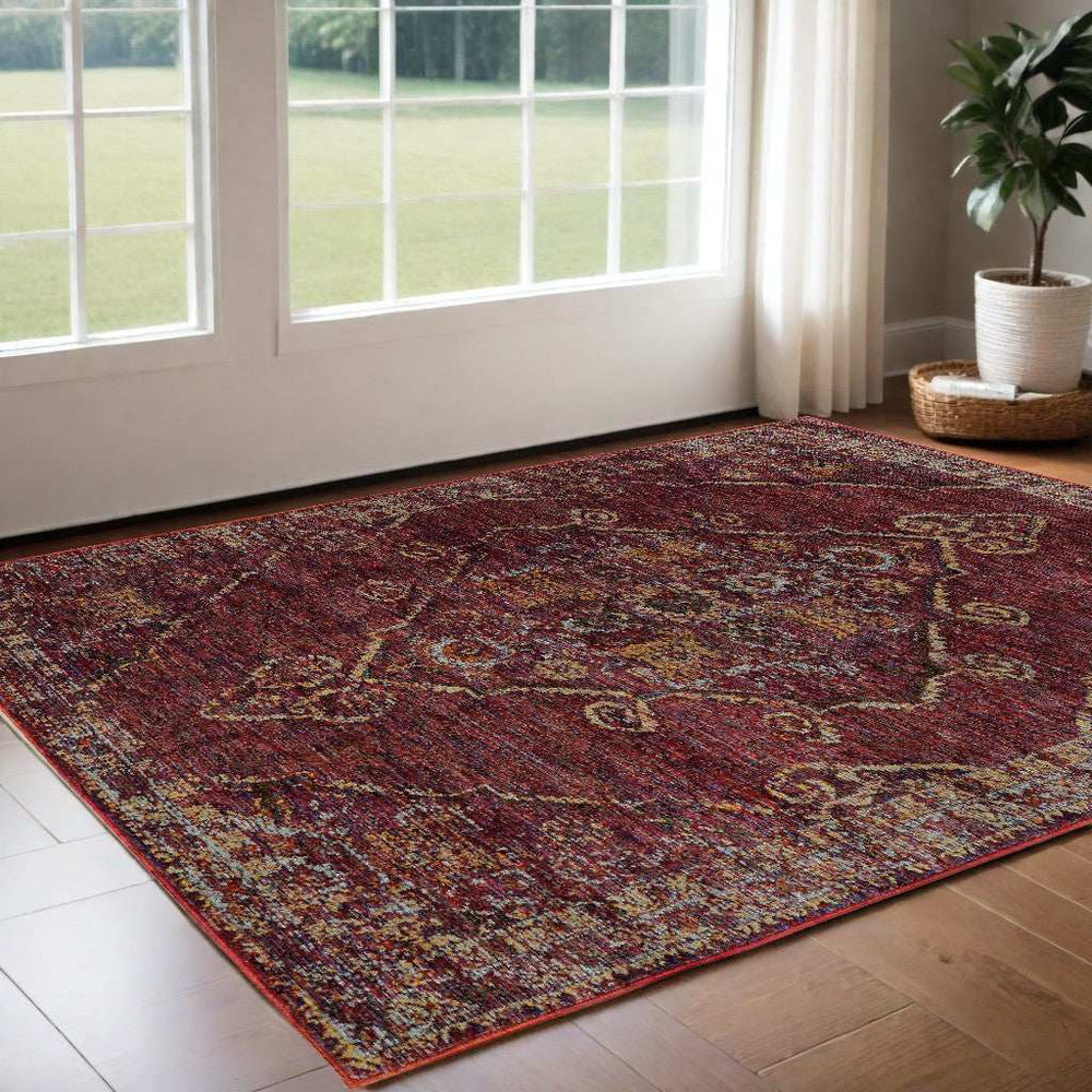 2' X 3' Oriental Power Loom Area Rug - Homeroots - Flyclothing LLC