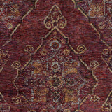 8' X 11' Red and Gold Oriental Power Loom Area Rug - Homeroots - Flyclothing LLC