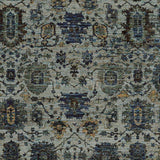 10' X 13' Blue Green Oriental Power Loom Area Rug - Homeroots - Flyclothing LLC