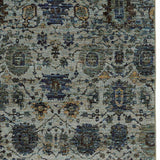 5' X 7' Blue Green Oriental Power Loom Area Rug - Homeroots - Flyclothing LLC