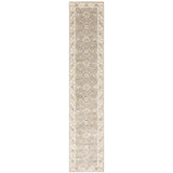 12' Runner Beige and Ivory Oriental Power Loom Runner Rug - Homeroots - Flyclothing LLC