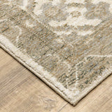 2' X 3' Beige and Ivory Oriental Power Loom Area Rug - Homeroots - Flyclothing LLC