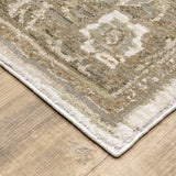 10' X 13' Beige and Ivory Oriental Power Loom Area Rug - Homeroots - Flyclothing LLC