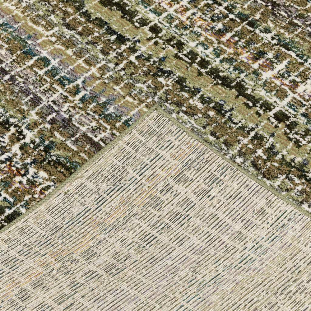 10' X 13' Gray and Ivory Abstract Power Loom Area Rug - Homeroots - Flyclothing LLC