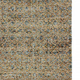 12' Runner Blue and Beige Geometric Power Loom Runner Rug - Homeroots - Flyclothing LLC
