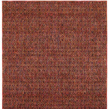 2' X 3' Red and Gold Geometric Power Loom Area Rug - Homeroots - Flyclothing LLC