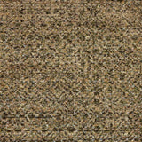 12' Runner Brown Geometric Power Loom Runner Rug - Homeroots - Flyclothing LLC