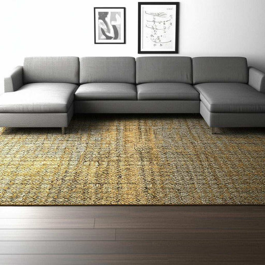 5' X 7' Green Geometric Power Loom Area Rug - Homeroots - Flyclothing LLC